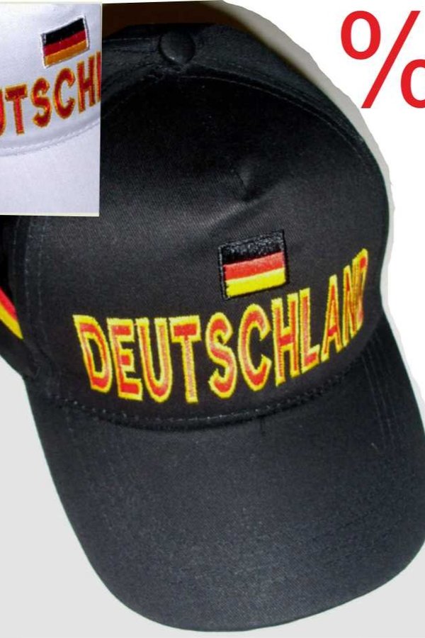 Baseballkappe die Fahne der deutsche Nationalmannschaft