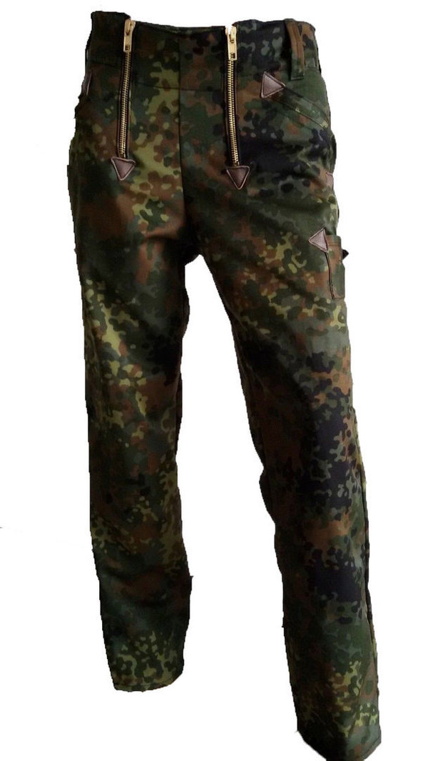 Zunfthose Flecktarnhose Moleskin Bundhose Bundeswehrhose Militär Camouflage Hose günstig online kauf