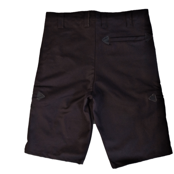 Dachdecker Zunfthose Shorts schwarz Moleskin 100% Baumwolle zimmermann kurze Hose Sommer Bermudas