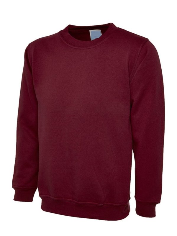 Arbeits Sweatshirt Pullover wärmende Arbeitssweatshirt innen angeraut Berufspullover Herren Kleidung