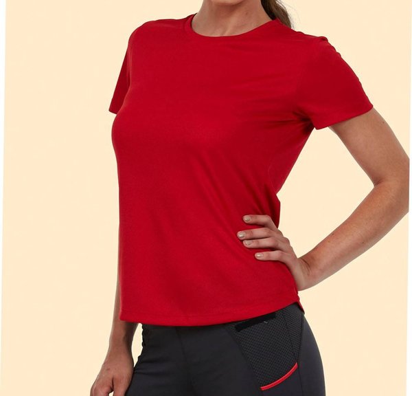 Atmungsaktiv Ultra Cool Women T-Shirt Laufshirt einfarbig in den hellen Tönen Onlineshop Top Preis