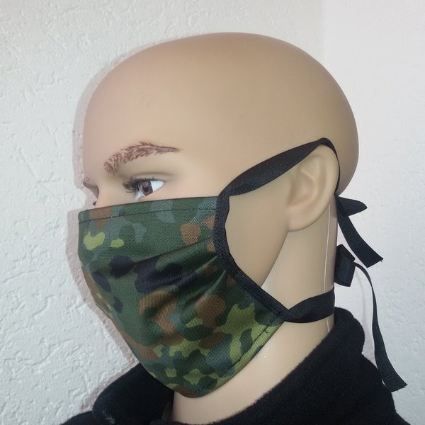 Mundschutz Maske Mask Bundeswehr Moleskin Nasenschutz Alltagsmaske online kaufen Flecktarn Farbe TOP
