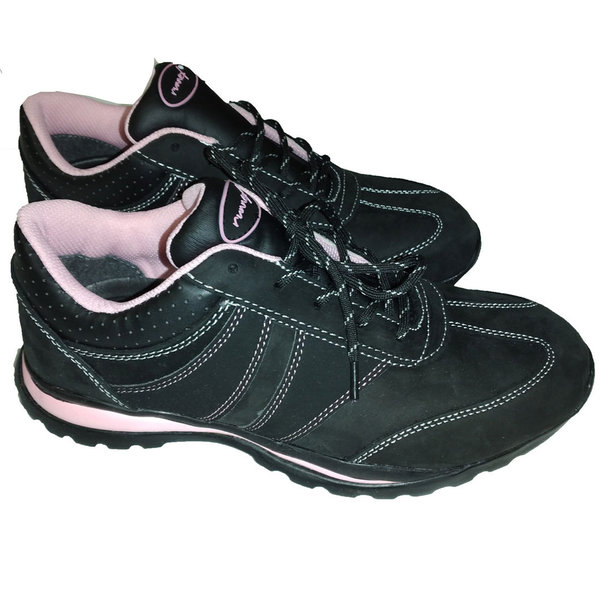 Frauen sportlich Arbeitshalbschuhe Damengröße 41 42 Sicherheitsschuhe schwarz rosa Black Schuhe Big