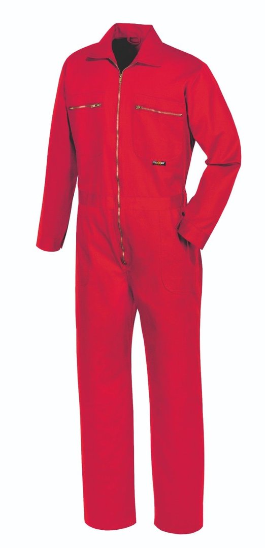 Arbeitsoverall rot Gartenbau Kleidung Arbeitsoverall roter Arbeitsanzug Herren Zipper Hosenanzug