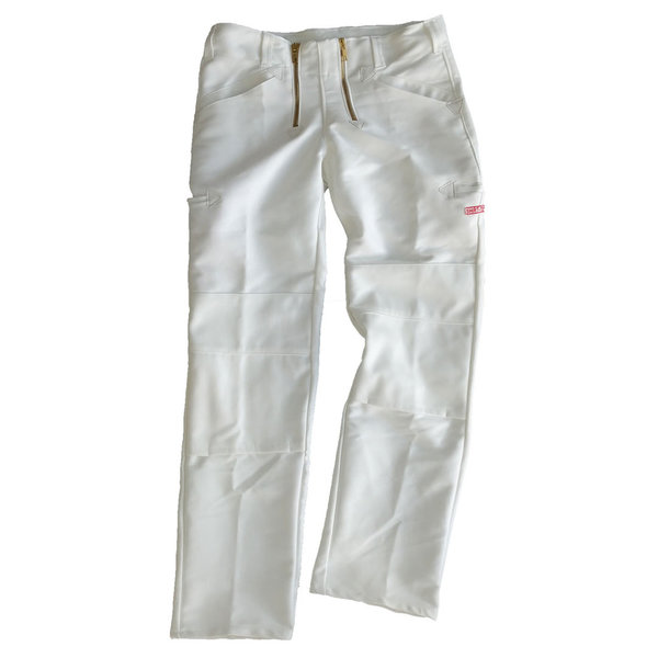 Arbeitshose Zunft Hose Kniepolster Zwirn 100% Baumwolle Handwerk Beruf Bundhose weiße Kleidung Marke