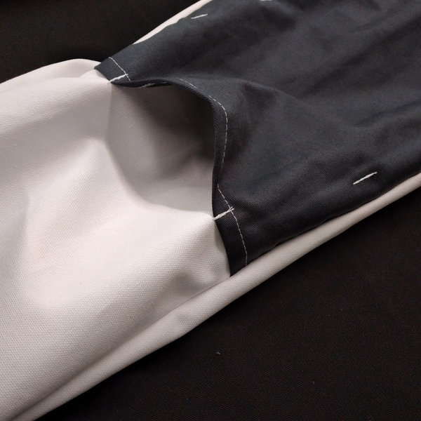 Arbeitshose weiß grau Malerhose mit 10 Taschen Bundhose weiße Kleidung für das Malerhandwerk Maurer