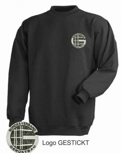 Sweatshirt mit Gerüstbauer Emblem