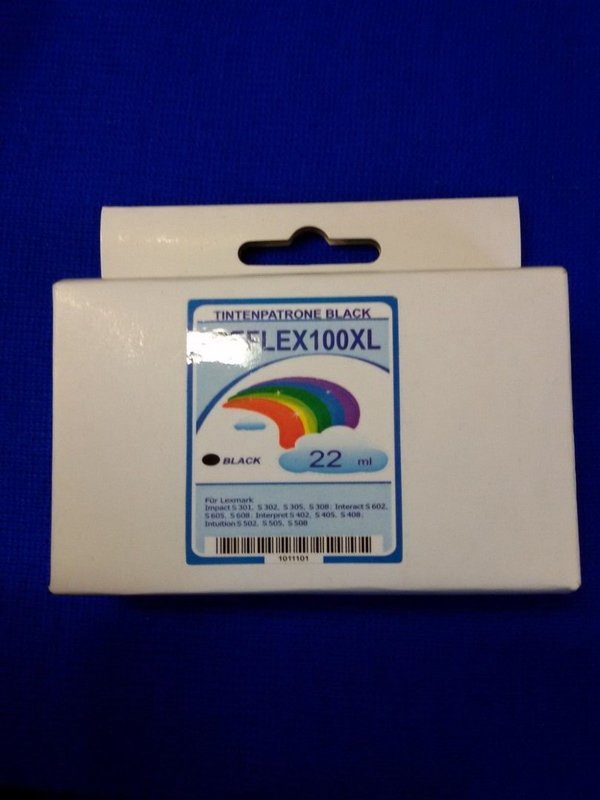 Druckerpatrone Kompatibel zu Lexmark 100 xl schwarz Tintenstrahldrucker BLACK Patrone Online kaufen