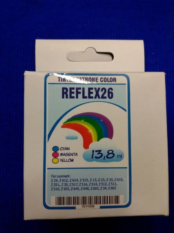 Druckerpatrone Kompatibel zu Lexmark 26 color Tintenstrahldrucker 3-Farbige Patrone Tinte Online
