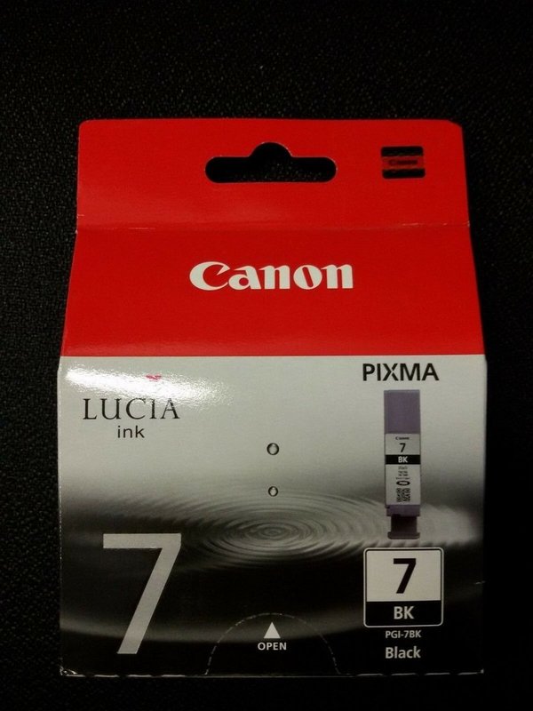 Canon PGI 7 Black Pixma Lucia Ink Druckerpatrone für den Tintenstrahldrucker Tinte schwarz