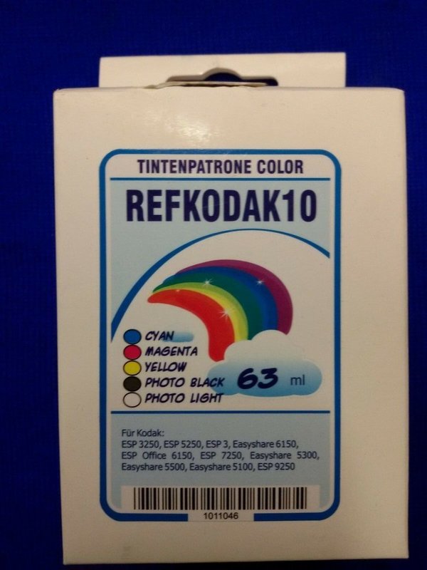 Druckerpatrone Kompatibel zu Kodak 10 Color Tintenpatrone Patronen für Easyshare Drucker