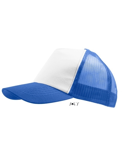 College Caps blau weiß