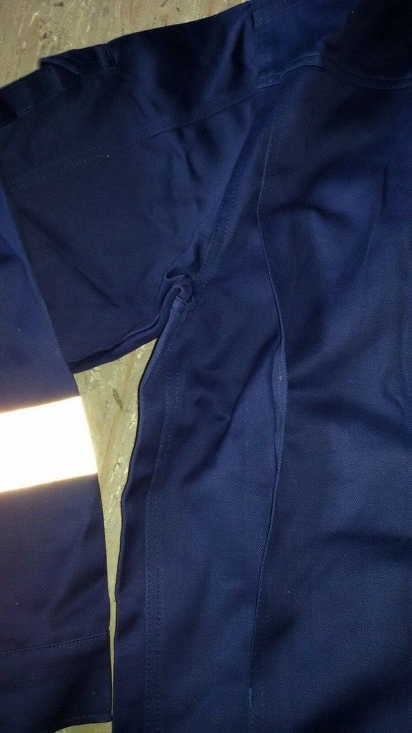 Arbeitsjacke blau mit Reflektoren von 3M Bundjacke Berufsbekleidung Arbeitsbekleidung Kaufen Navy