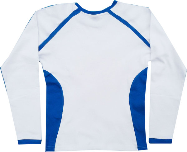 Damen Langarmshirt weiß blau Größe S T-Shirt mit Ärmeln online kaufen günstig Frauen Kleidung