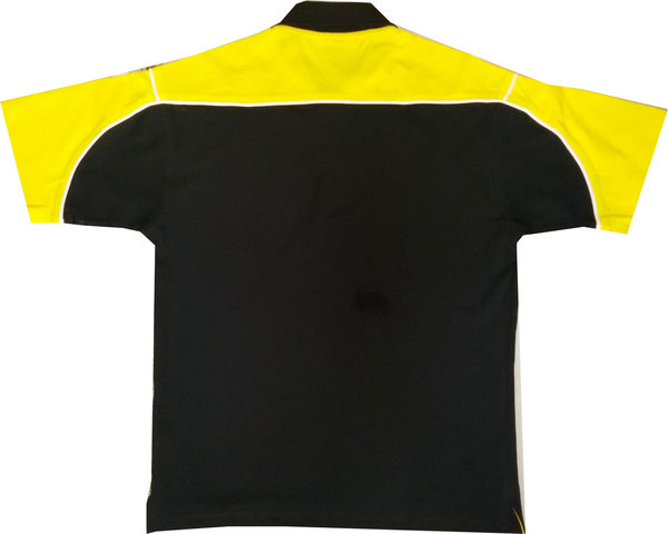 Formula Racing Polo-Shirt schwarz gelb Größe M