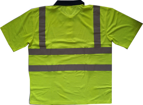 Warnschutz Polo-Shirt leuchtgelb Größe 3XL