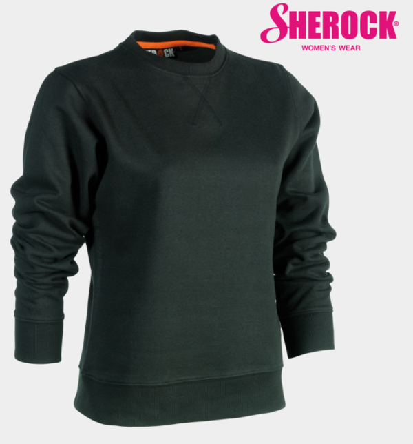 Damen Sweatshirt schwarz Sherock Größe XXL