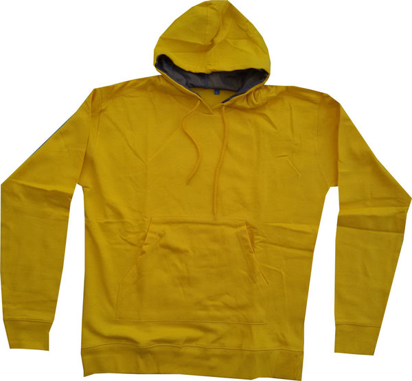 Kapuzensweatshirt gelb khaki Hoody Größe XL