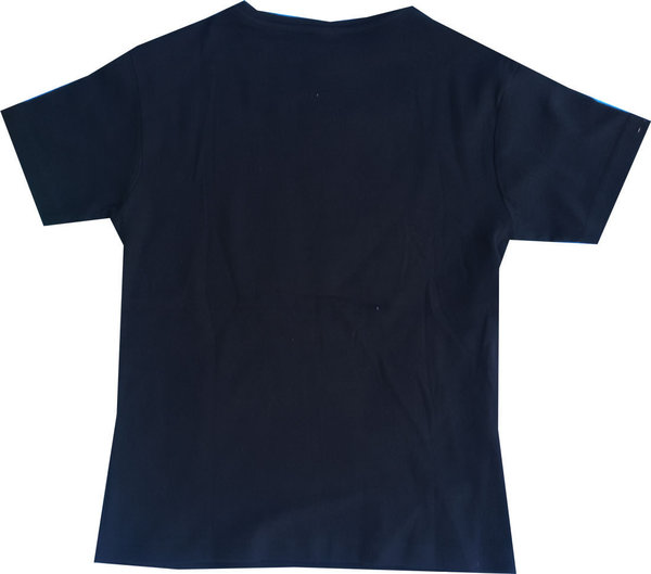 Damen Shirt schwarz Pailletten Stickerei Peace Größe L Glitzer Studentin T-Shirt online kaufen