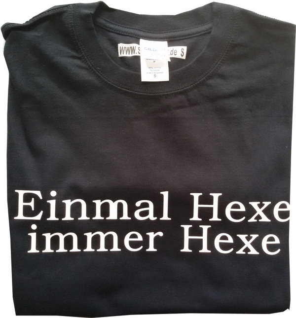 T-Shirt schwarz bedruckt Shirt Hexe lustiger T-Shirt Spruch online machen lassen kaufen günstig