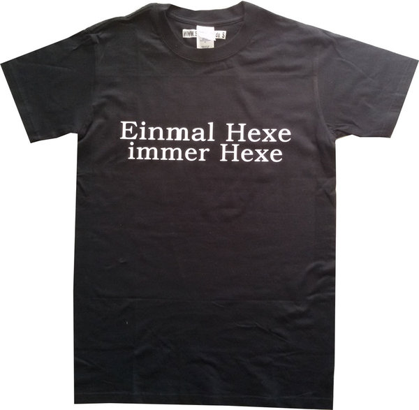 T-Shirt schwarz bedruckt Shirt Hexe lustiger T-Shirt Spruch online machen lassen kaufen günstig