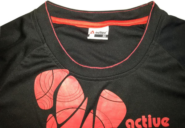 Damen Sport Shirt ACTIVE Größe 40 schwarz Sportlerin Marke Fitness T-Shirt kaufen online günstig