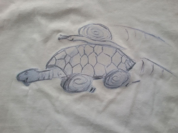 T-Shirt weiß mit Schildkröte Racing Team gestaltet online kaufen günstig Geburtstagsgeschenk