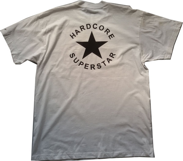 T-Shirt weiß Hardcore Größe L Musiker Musikband gestaltet online kaufen günstig Geburtstagsgeschenk