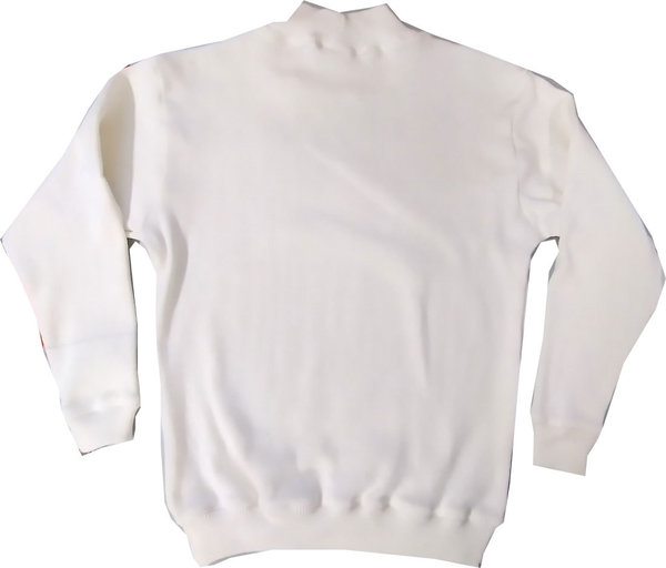 Strickpullover weiß Maler Pullover Größe XL