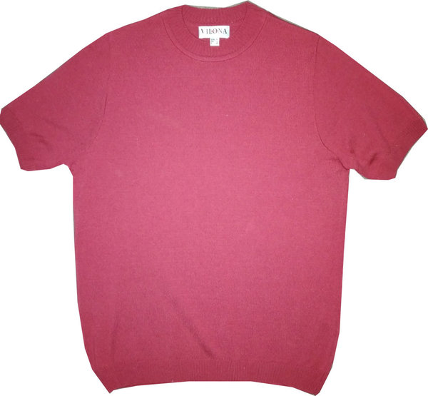 Größe 38 Damen T-Shirt Magenta Pullover Qualität Strickshirt Damenbekleidung Kleidung Acryl Shirt