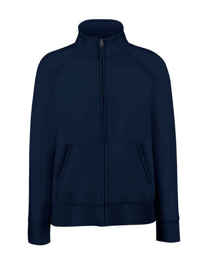 Ladies Premium Sweat Jacket Sweatshirt mit Reißverschluss Fruit of the Loom Frauen Bekleidung Pulli