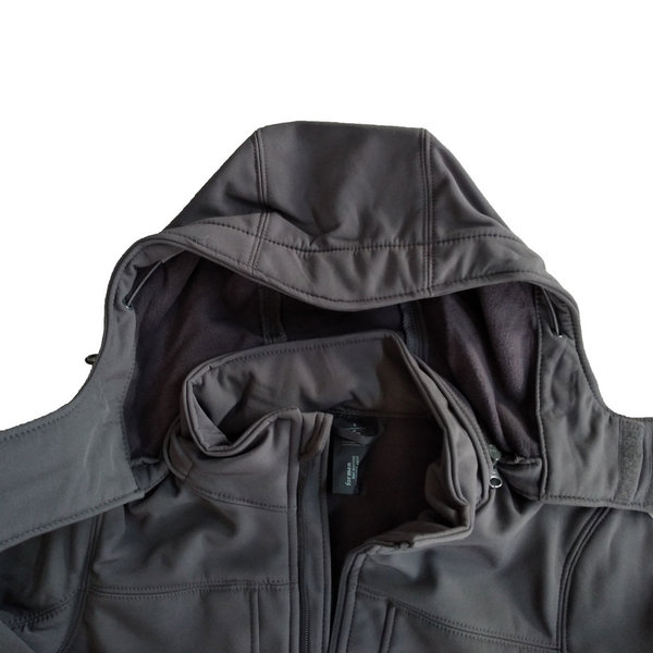 Softshelljacke mit Kapuze Hooded Softshell / Men Jacket Atmungsaktive B&C Freizeitjacke Arbeitsjacke