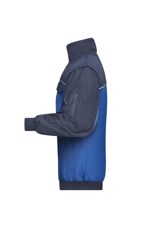 Winterjacke für Handwerker Elektrikerjacke Arbeitsjacke Blau Bundjacke Wattierte Jacke Outdoorjacke
