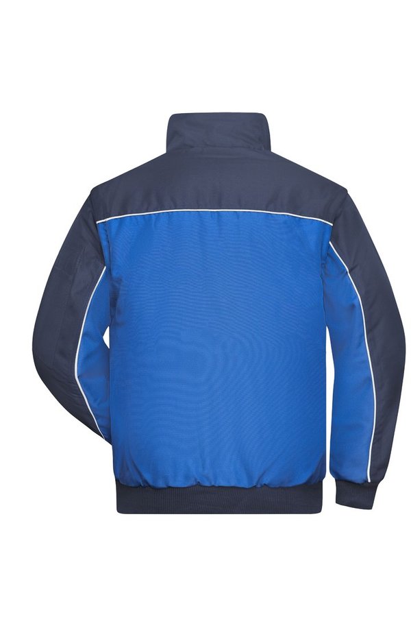 Winterjacke für Handwerker Elektrikerjacke Arbeitsjacke Blau Bundjacke Wattierte Jacke Outdoorjacke