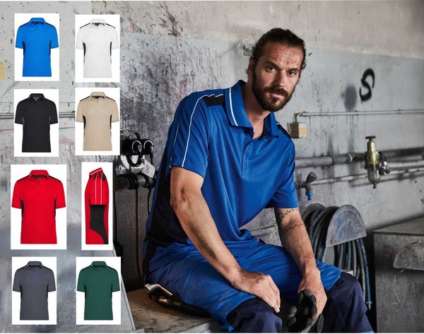Craftsmen Poloshirt STRONG Herren Arbeitsshirts Polo-Shirt Funktionelle & Atmungsaktive Bekleidung