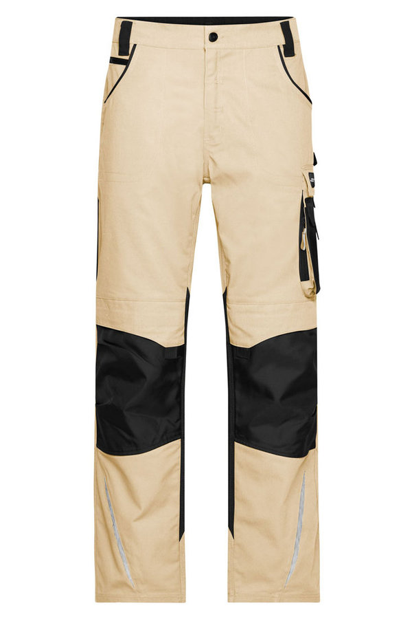 Herren Arbeitshosen Handwerkerhosen Qualität Berufskleidung zweifarbige Hose mit Kniepolstertaschen