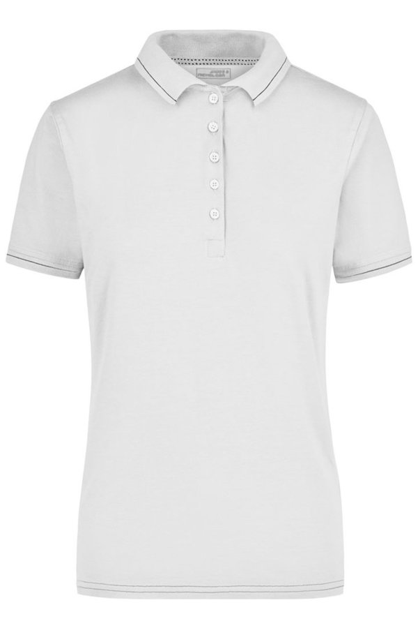 Jersey Polo-Shirt Sportliches Damenpoloshirt zweifarbig Berufskleidung Praxisbekleidung
