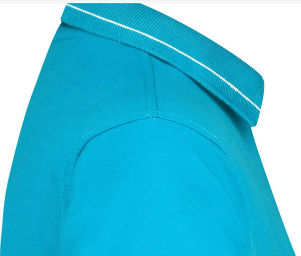 Jersey Polo-Shirt Sportliches Damenpoloshirt zweifarbig Berufskleidung Praxisbekleidung