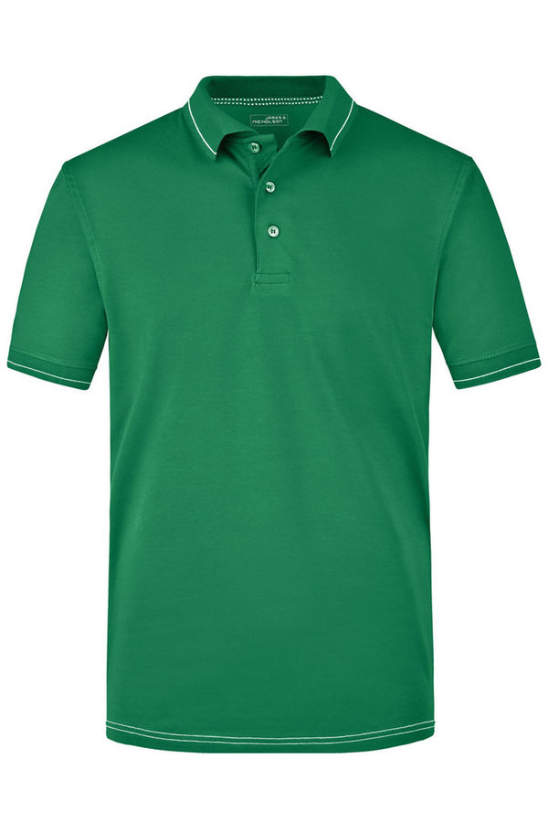 Jersey Polo-Shirt Sportliches Herrenpoloshirt zweifarbig Berufskleidung Praxis & Klinik Bekleidung