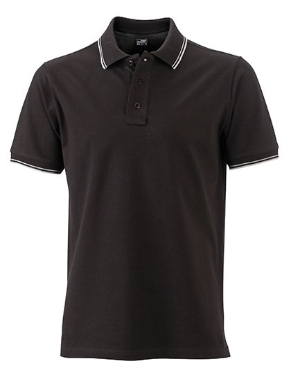 Pique Polo-Shirt Sportliches Herrenpoloshirt zweifarbig Berufskleidung Klinik & Praxisbekleidung