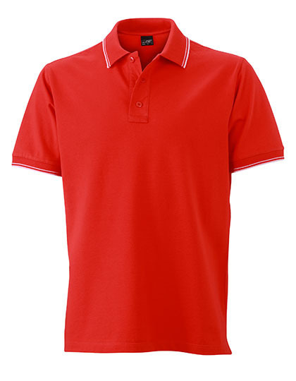Pique Polo-Shirt Sportliches Herrenpoloshirt zweifarbig Berufskleidung Klinik & Praxisbekleidung