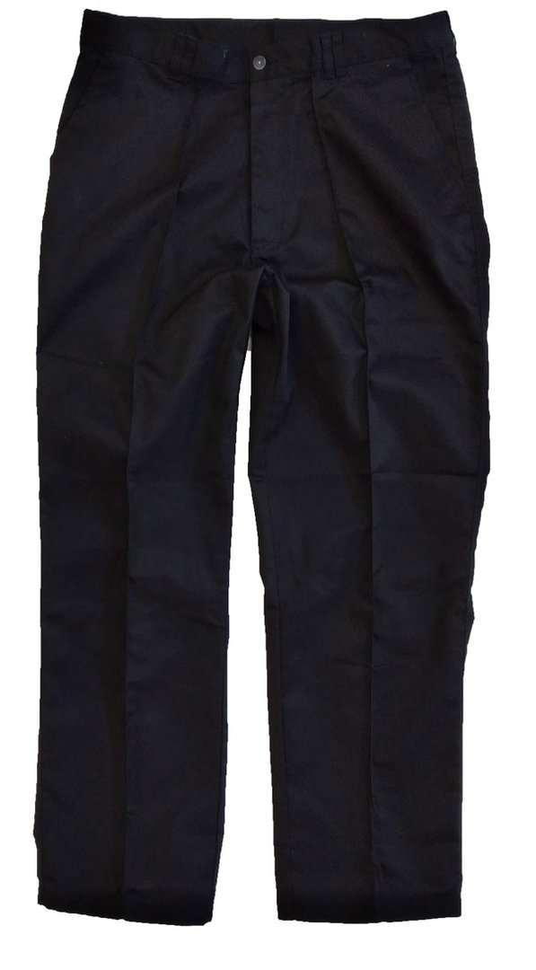 Damen Bundhose Freizeithose Arbeitshose Hose schwarz marineblau gerade geschnitten Security Pants