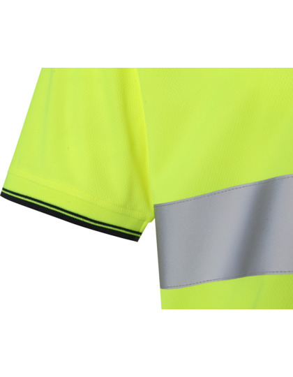 Herren Sicherheitsshirt Reflektierend Arbeitsshirt Baustellen Outfit Arbeitsschutz Atmungsaktiv