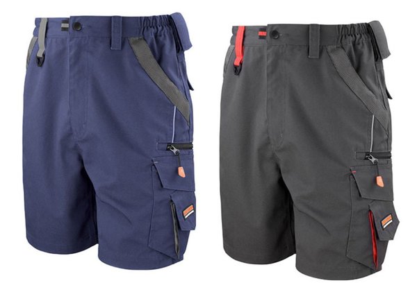 Arbeitsshorts kurze Hosen Arbeitshosen Handwerker Bermudas Heimwerker Shorts mit Taschen
