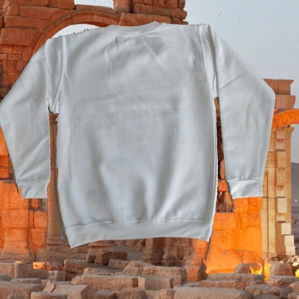 Sweatshirt weiß mit Maler Logo Arbeitssweatshirt Berufskleidung Herren Pullover Arbeitspullover