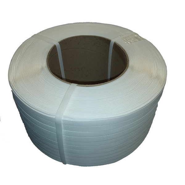 Polypropylenband 16 x 0,6 1800 m weiß Umreifungsband flexibel Verpackungsmaterial PP Band