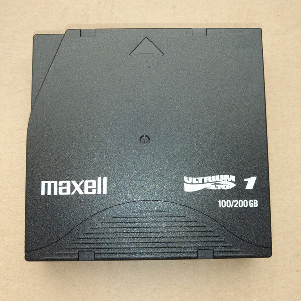 Maxell Ultrium 1 Data Cartridge 100 GB BEBRAUCHT Speichermedium Kassete Cartouche