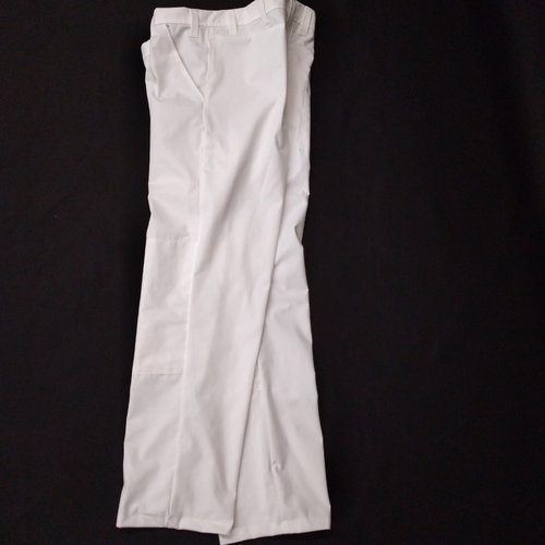 Arbeitshose weiß Basic Berufsbekleidung Malerbekleidung Bundhose aus Baumwolle Normalgrößen