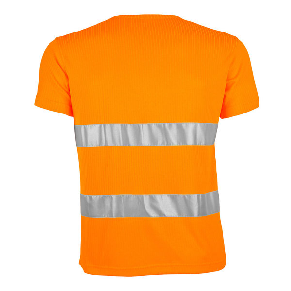 T-Shirt Warnschutz Oberbekleidung für Baustelle Arbeitsshirt warnorange hohe Tragekomfort