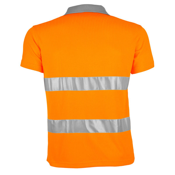 Warnschutz Polo-Shirt warnorange Arbeitsshirt Hochwertige Berufsbekleidung hohe Tragekomfort